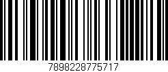 Código de barras (EAN, GTIN, SKU, ISBN): '7898228775717'