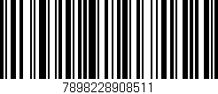 Código de barras (EAN, GTIN, SKU, ISBN): '7898228908511'