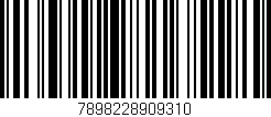 Código de barras (EAN, GTIN, SKU, ISBN): '7898228909310'