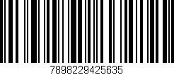 Código de barras (EAN, GTIN, SKU, ISBN): '7898229425635'