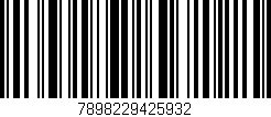Código de barras (EAN, GTIN, SKU, ISBN): '7898229425932'