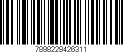 Código de barras (EAN, GTIN, SKU, ISBN): '7898229426311'