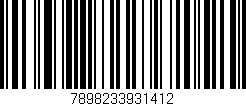 Código de barras (EAN, GTIN, SKU, ISBN): '7898233931412'