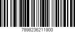 Código de barras (EAN, GTIN, SKU, ISBN): '7898236211900'