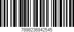 Código de barras (EAN, GTIN, SKU, ISBN): '7898236942545'