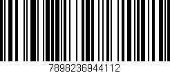 Código de barras (EAN, GTIN, SKU, ISBN): '7898236944112'