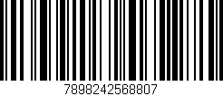 Código de barras (EAN, GTIN, SKU, ISBN): '7898242568807'