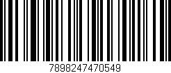 Código de barras (EAN, GTIN, SKU, ISBN): '7898247470549'