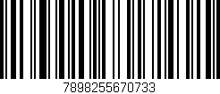 Código de barras (EAN, GTIN, SKU, ISBN): '7898255670733'
