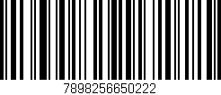 Código de barras (EAN, GTIN, SKU, ISBN): '7898256650222'