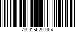 Código de barras (EAN, GTIN, SKU, ISBN): '7898258290884'