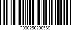 Código de barras (EAN, GTIN, SKU, ISBN): '7898258298569'