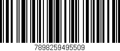 Código de barras (EAN, GTIN, SKU, ISBN): '7898259495509'