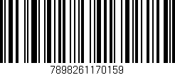 Código de barras (EAN, GTIN, SKU, ISBN): '7898261170159'
