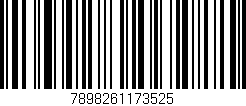 Código de barras (EAN, GTIN, SKU, ISBN): '7898261173525'