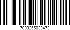Código de barras (EAN, GTIN, SKU, ISBN): '7898265030473'