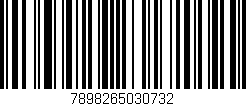 Código de barras (EAN, GTIN, SKU, ISBN): '7898265030732'