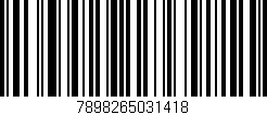 Código de barras (EAN, GTIN, SKU, ISBN): '7898265031418'