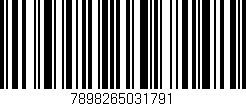 Código de barras (EAN, GTIN, SKU, ISBN): '7898265031791'