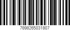 Código de barras (EAN, GTIN, SKU, ISBN): '7898265031807'