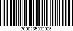 Código de barras (EAN, GTIN, SKU, ISBN): '7898265032026'