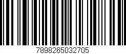 Código de barras (EAN, GTIN, SKU, ISBN): '7898265032705'