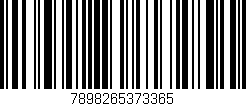 Código de barras (EAN, GTIN, SKU, ISBN): '7898265373365'