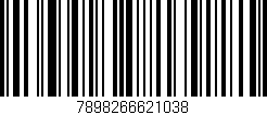 Código de barras (EAN, GTIN, SKU, ISBN): '7898266621038'