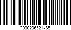 Código de barras (EAN, GTIN, SKU, ISBN): '7898266621465'