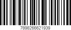 Código de barras (EAN, GTIN, SKU, ISBN): '7898266621939'