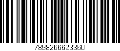 Código de barras (EAN, GTIN, SKU, ISBN): '7898266623360'