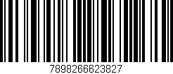 Código de barras (EAN, GTIN, SKU, ISBN): '7898266623827'