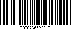 Código de barras (EAN, GTIN, SKU, ISBN): '7898266623919'