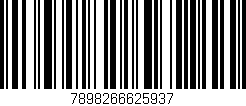 Código de barras (EAN, GTIN, SKU, ISBN): '7898266625937'