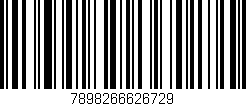 Código de barras (EAN, GTIN, SKU, ISBN): '7898266626729'