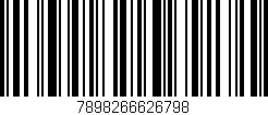Código de barras (EAN, GTIN, SKU, ISBN): '7898266626798'