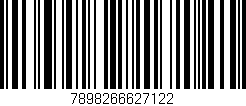 Código de barras (EAN, GTIN, SKU, ISBN): '7898266627122'
