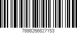 Código de barras (EAN, GTIN, SKU, ISBN): '7898266627153'