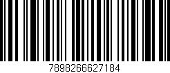 Código de barras (EAN, GTIN, SKU, ISBN): '7898266627184'