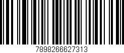 Código de barras (EAN, GTIN, SKU, ISBN): '7898266627313'