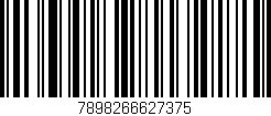 Código de barras (EAN, GTIN, SKU, ISBN): '7898266627375'