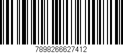 Código de barras (EAN, GTIN, SKU, ISBN): '7898266627412'