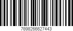 Código de barras (EAN, GTIN, SKU, ISBN): '7898266627443'