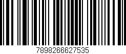 Código de barras (EAN, GTIN, SKU, ISBN): '7898266627535'