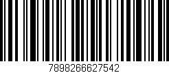 Código de barras (EAN, GTIN, SKU, ISBN): '7898266627542'