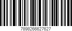 Código de barras (EAN, GTIN, SKU, ISBN): '7898266627627'