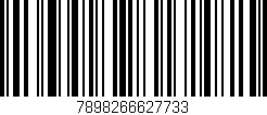 Código de barras (EAN, GTIN, SKU, ISBN): '7898266627733'