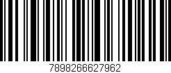 Código de barras (EAN, GTIN, SKU, ISBN): '7898266627962'