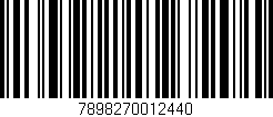 Código de barras (EAN, GTIN, SKU, ISBN): '7898270012440'