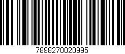 Código de barras (EAN, GTIN, SKU, ISBN): '7898270020995'